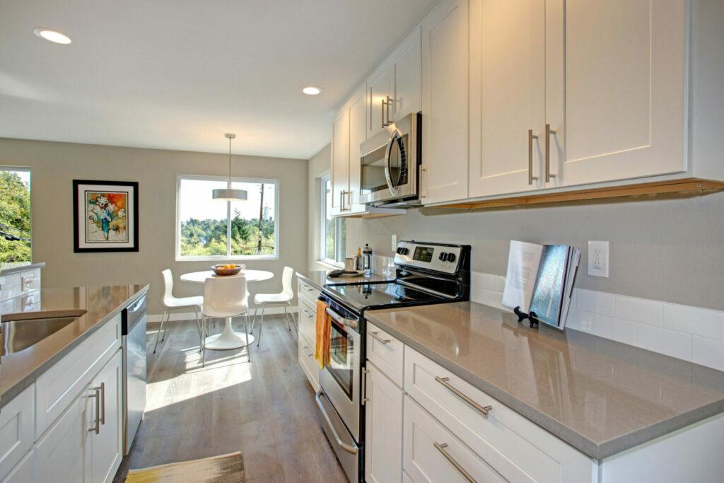 Sparkling kitchen after residential cleaning service in Falmouth, ME